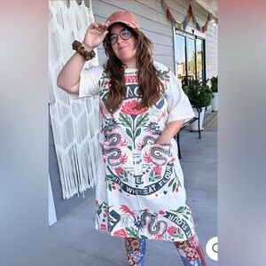 Vintage Dress Sack Cotton Pockets